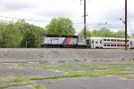 NJT 4301 on a 4 coach shop move 